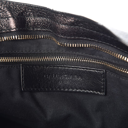 Balenciaga Chevre Gold Metallic Edge Hardware City Black 6 of 7