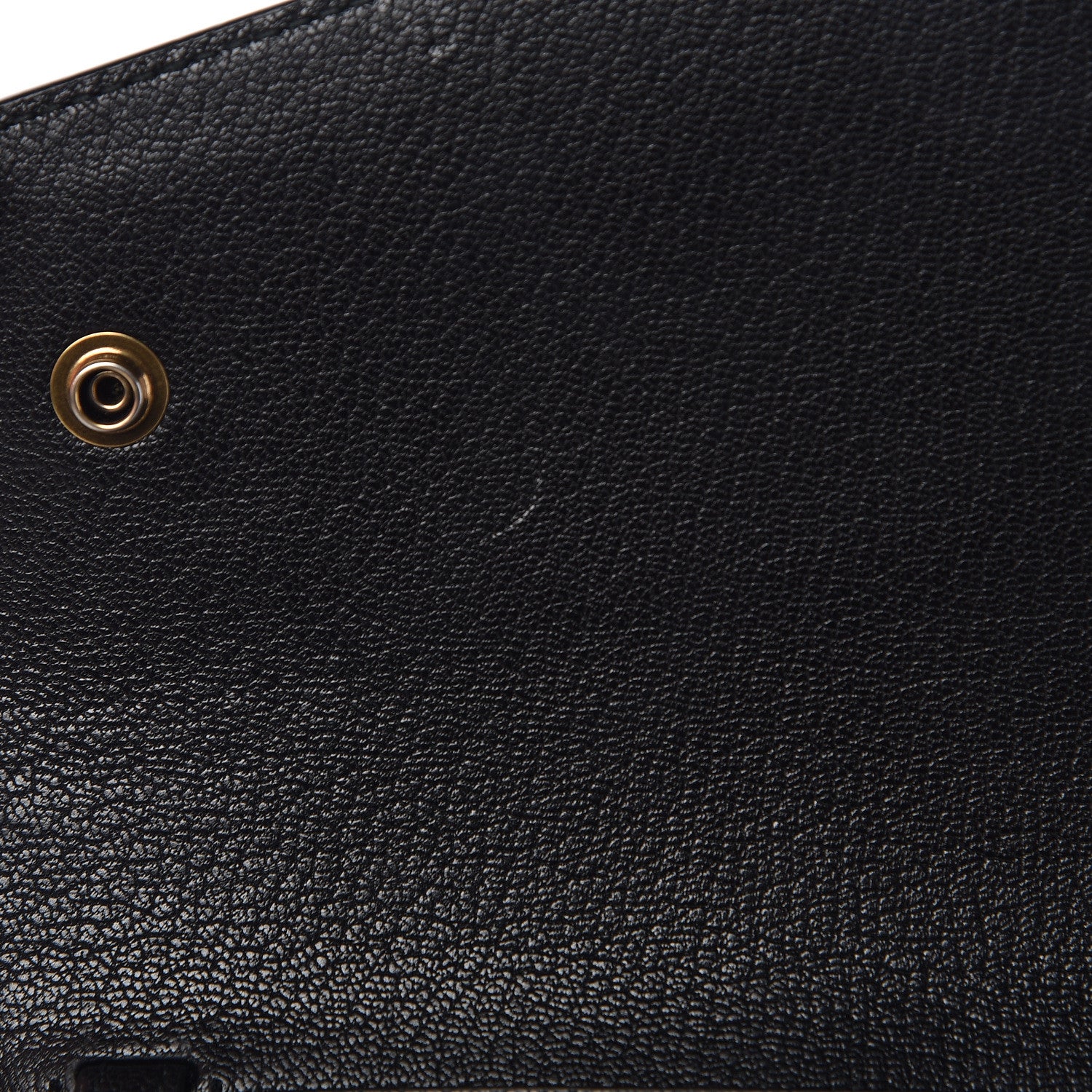Gucci Calfskin Snakeskin Studded Medium Ottilia Top Handle Bag Black 9 of 13