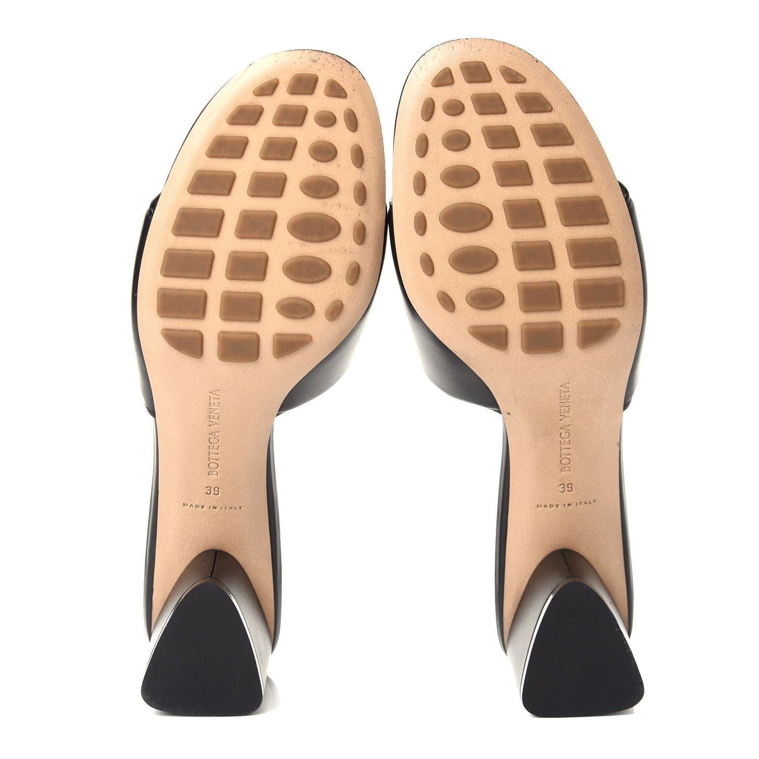 Bottega Veneta Calfskin Band Mule Sandals 39 Black 7 of 8