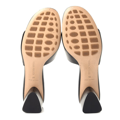 Bottega Veneta Calfskin Band Mule Sandals 39 Black 7 of 8