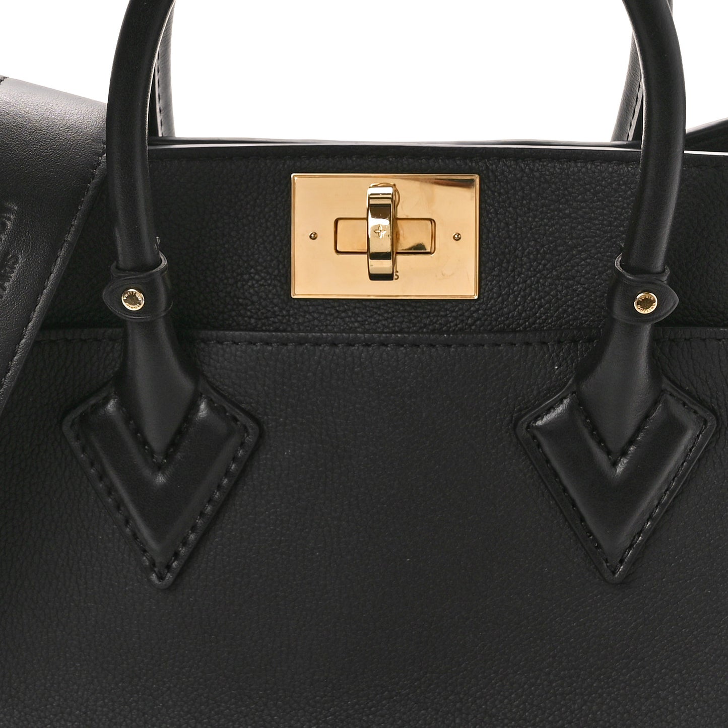 Calfskin Monogram On My Side PM Black