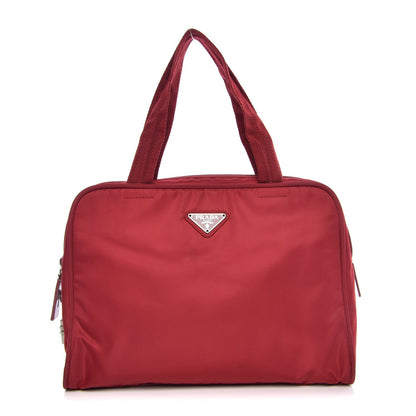 Prada Tessuto Nylon Dopp Cosmetic Bag Rosso 1 of 14