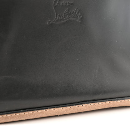 Christian Louboutin Suede Calfskin Aliosha Messenger Cappuccino Black 12 of 13