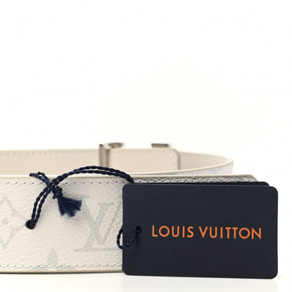 Louis Vuitton Taiga Monogram 40mm LV Initiales Belt 90 34 White 6 of 7