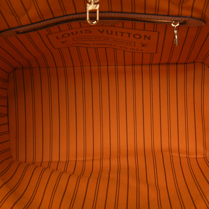 Louis Vuitton Damier Azur Braided Neverfull MM Pink 6 of 15