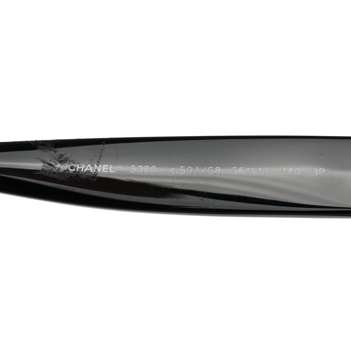 Acetate Polarized Square CC Sunglasses 5380 Black