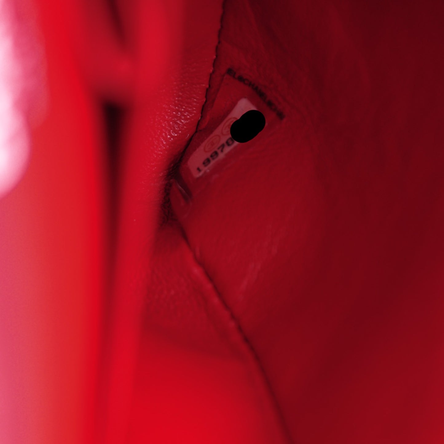 Lambskin Quilted Medium Double Flap Red