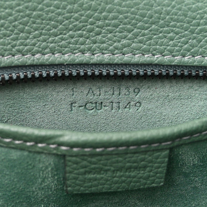 Celine Drummed Calfskin Nano Luggage Celadon 8 of 14
