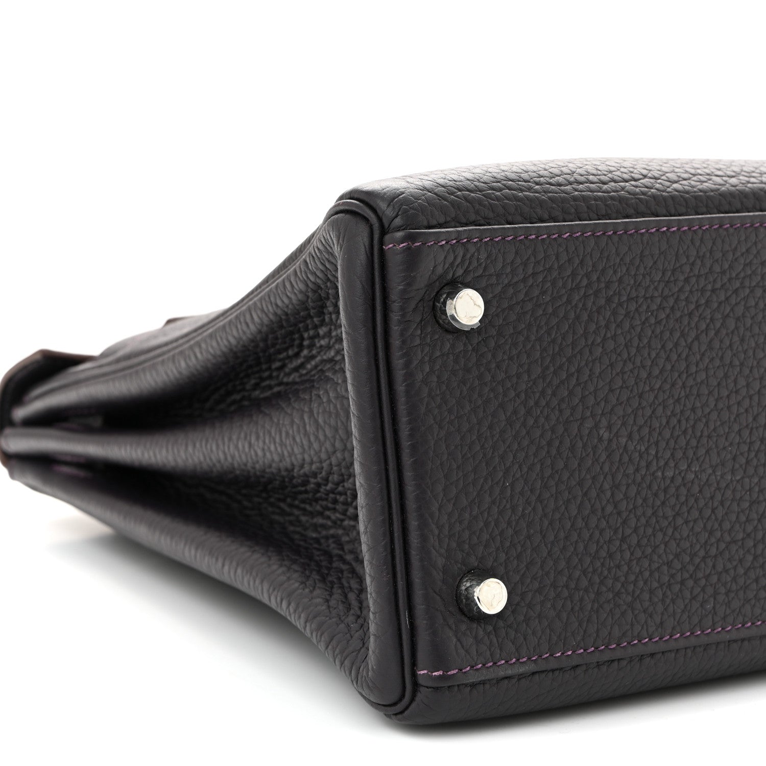 Hermes Taurillon Clemence Kelly Retourne 32 Raisin 9 of 10