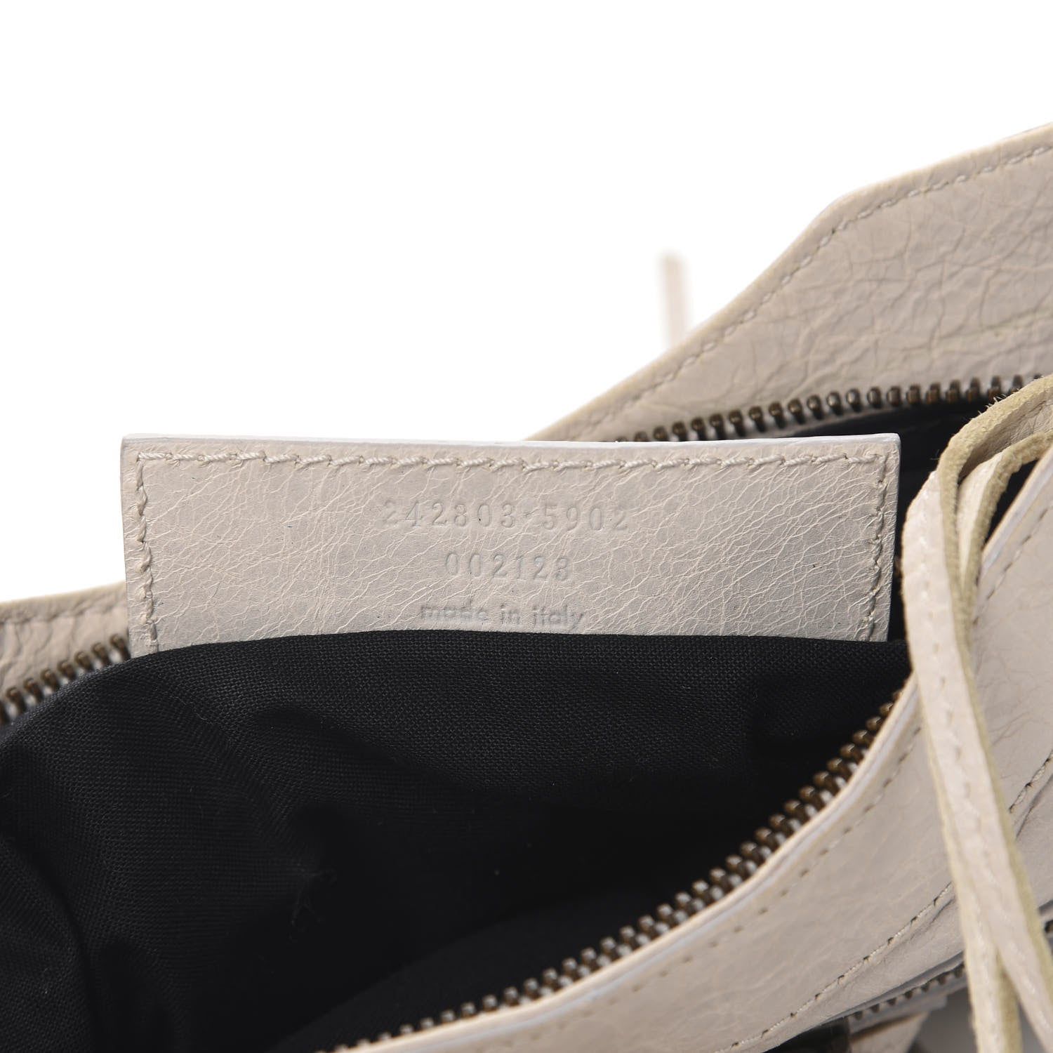 Balenciaga Agneau Classic Hardware Hip Nacre 7 of 12