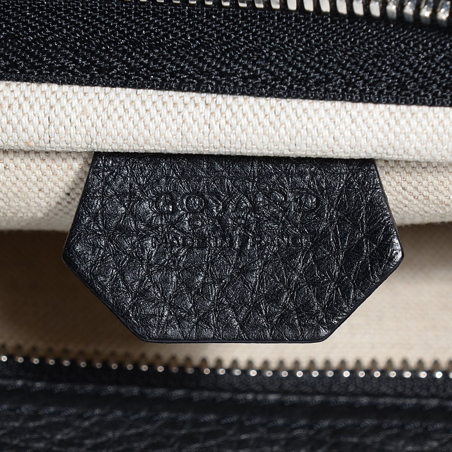 Goyardine Grenadines Hobo Black