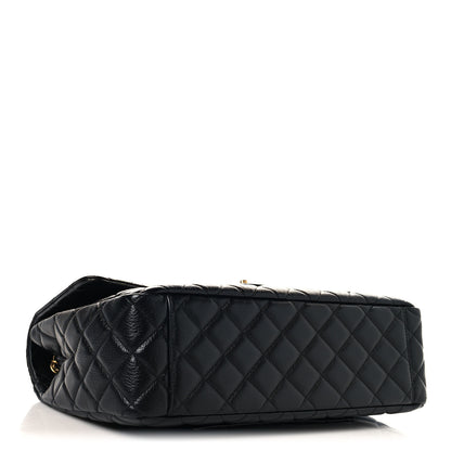 Chanel Caviar Quilted XXL Travel Flap Bag Black 4 of 11