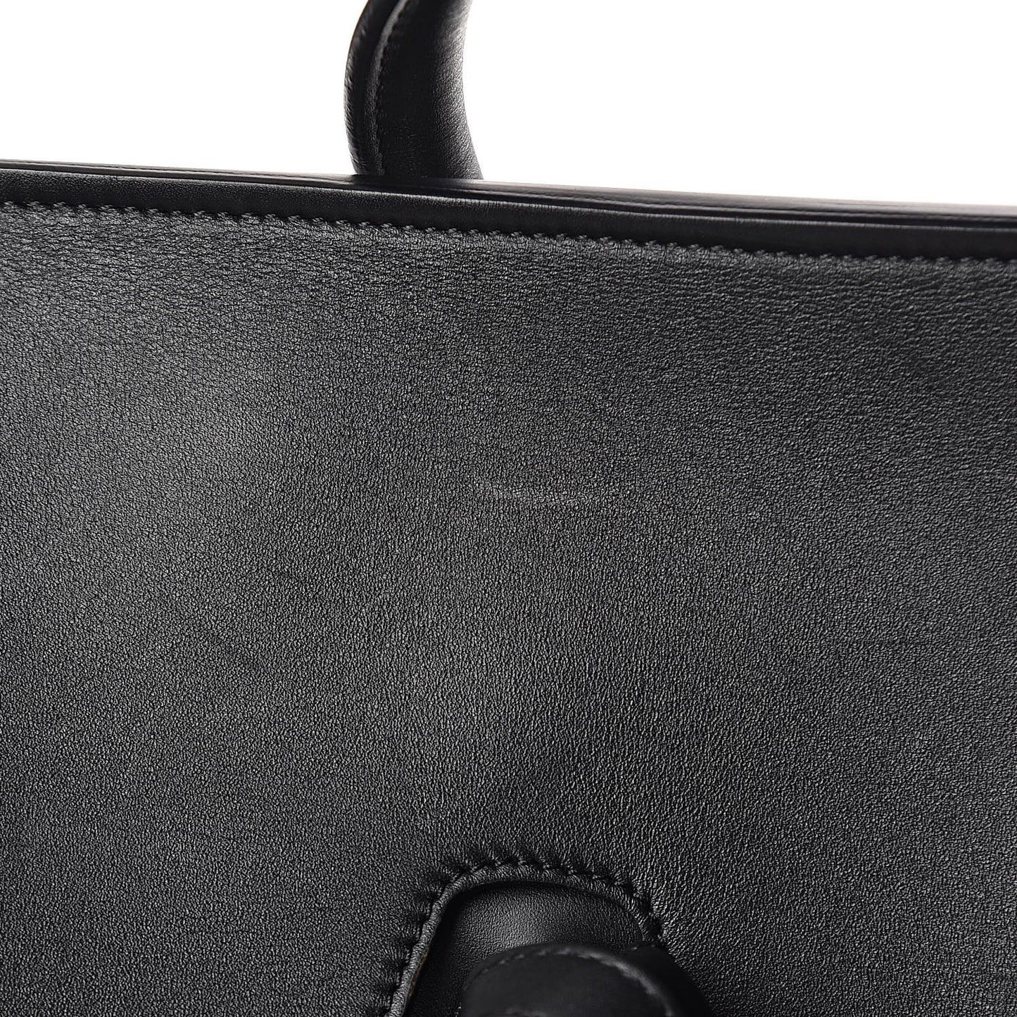 Smooth Calfskin Medium Tie Knot Tote Black
