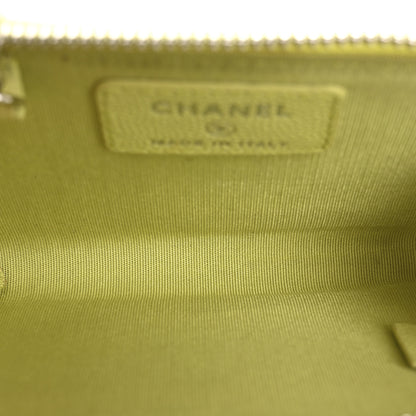 Chanel Caviar Key Holder Case Light Pink Light Green 5 of 13