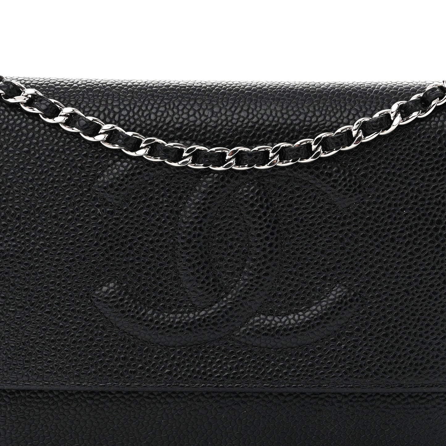 Caviar Timeless CC Wallet on Chain WOC Black