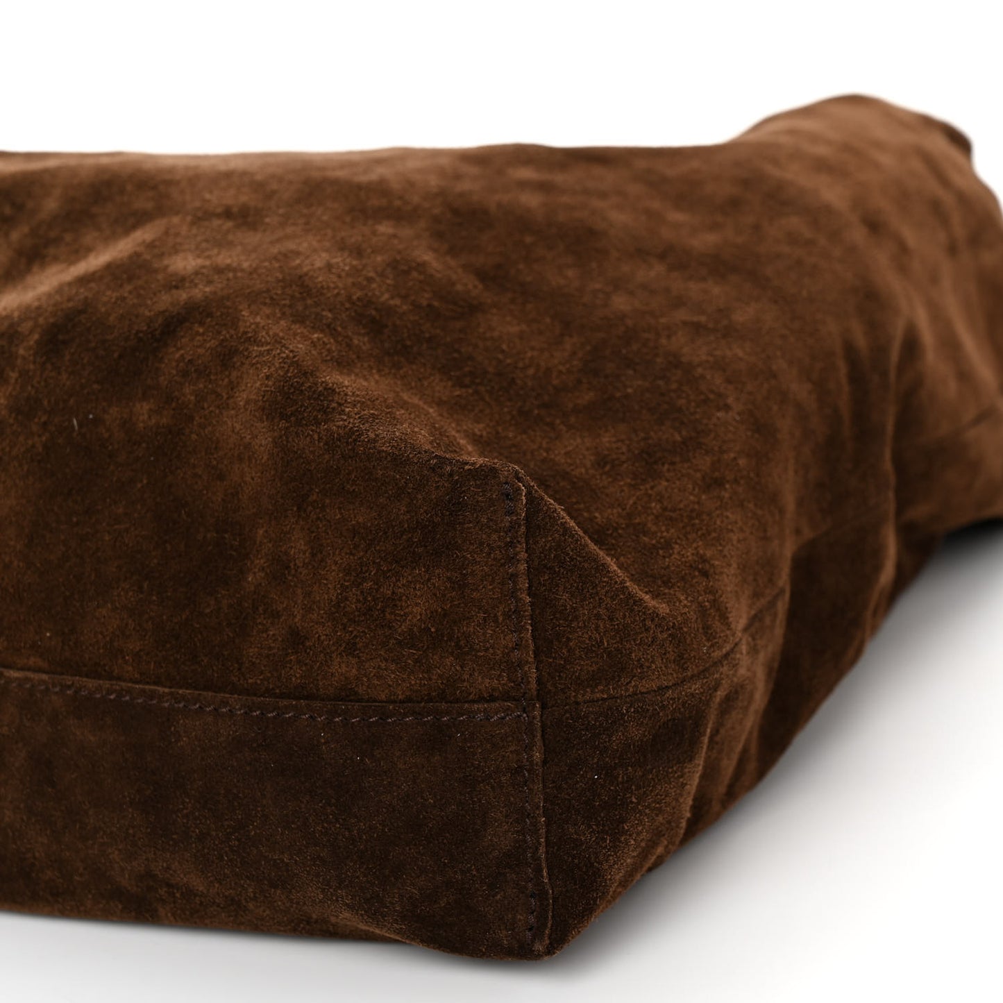 Suede Bindle Bag Espresso