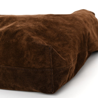 The Row Suede Bindle Bag Espresso 8 of 8
