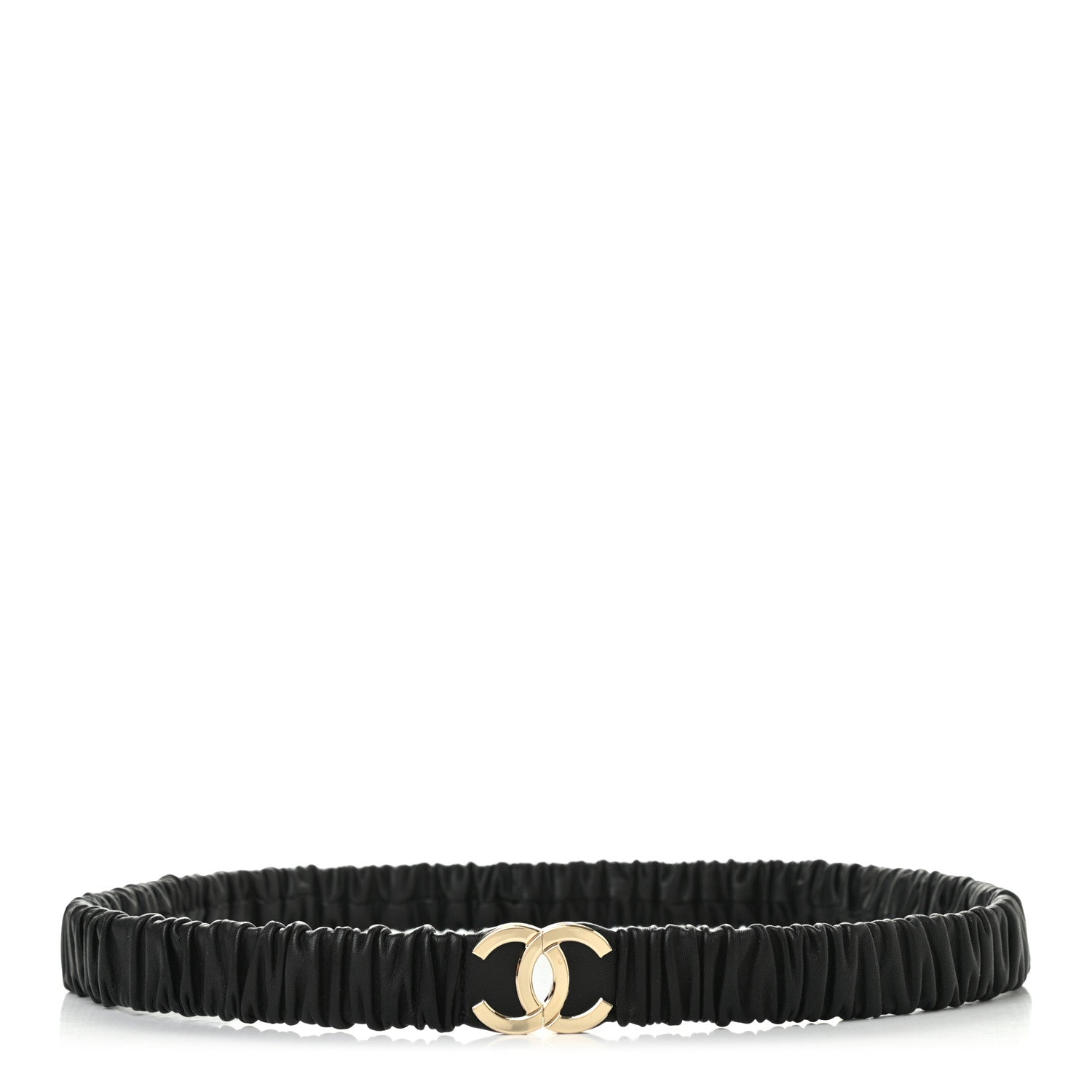 Chanel Calfskin CC Belt 85 34 Black 1 of 5