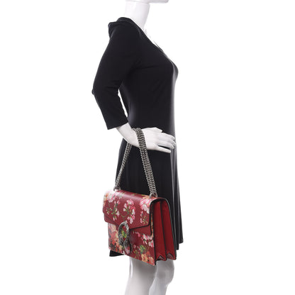 Gucci Calfskin Blooms Print Medium Dionysus Shoulder Bag Romantic Cherry Multicolor 2 of 10