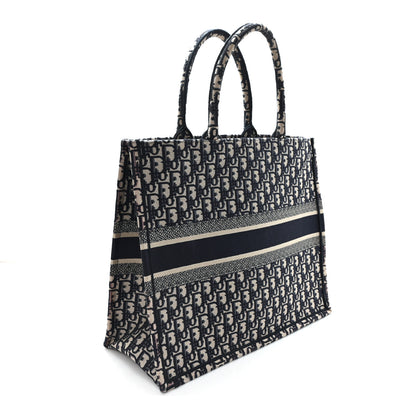 Christian Dior Oblique Large Book Tote Blue Multicolor 2 of 9