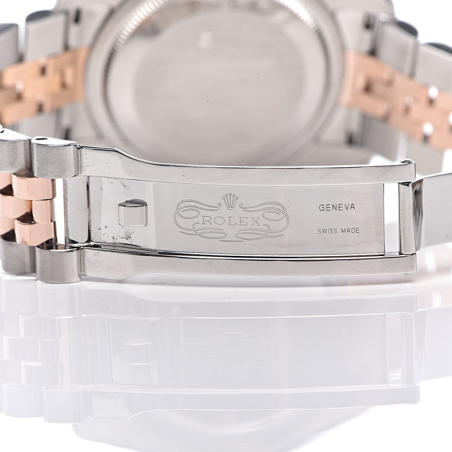 Stainless Steel 18K Everose Gold 36mm Oyster Perpetual Datejust Watch Black Sunburst Roman 116231