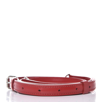 Louis Vuitton Calfskin Adjustable Shoulder Strap 16mm Red 2 of 4