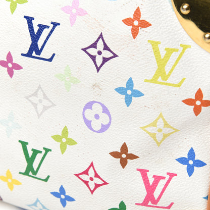 Louis Vuitton Monogram Multicolor Speedy 30 White 9 of 15