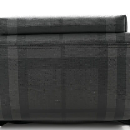 Burberry PVC Check Abbeydale Simple Backpack Black Grey 11 of 12