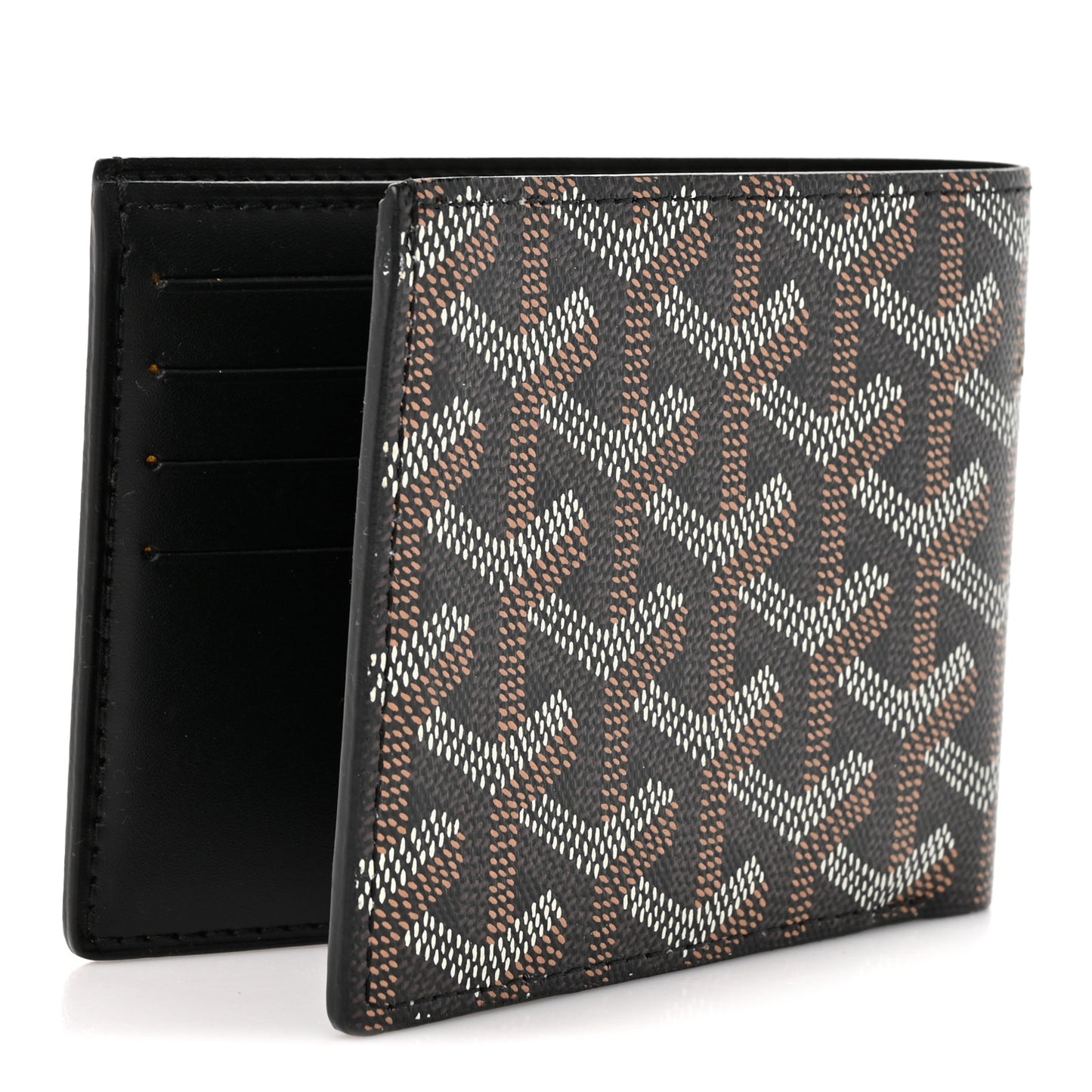 Goyardine Victoire Bi-Fold Wallet Black