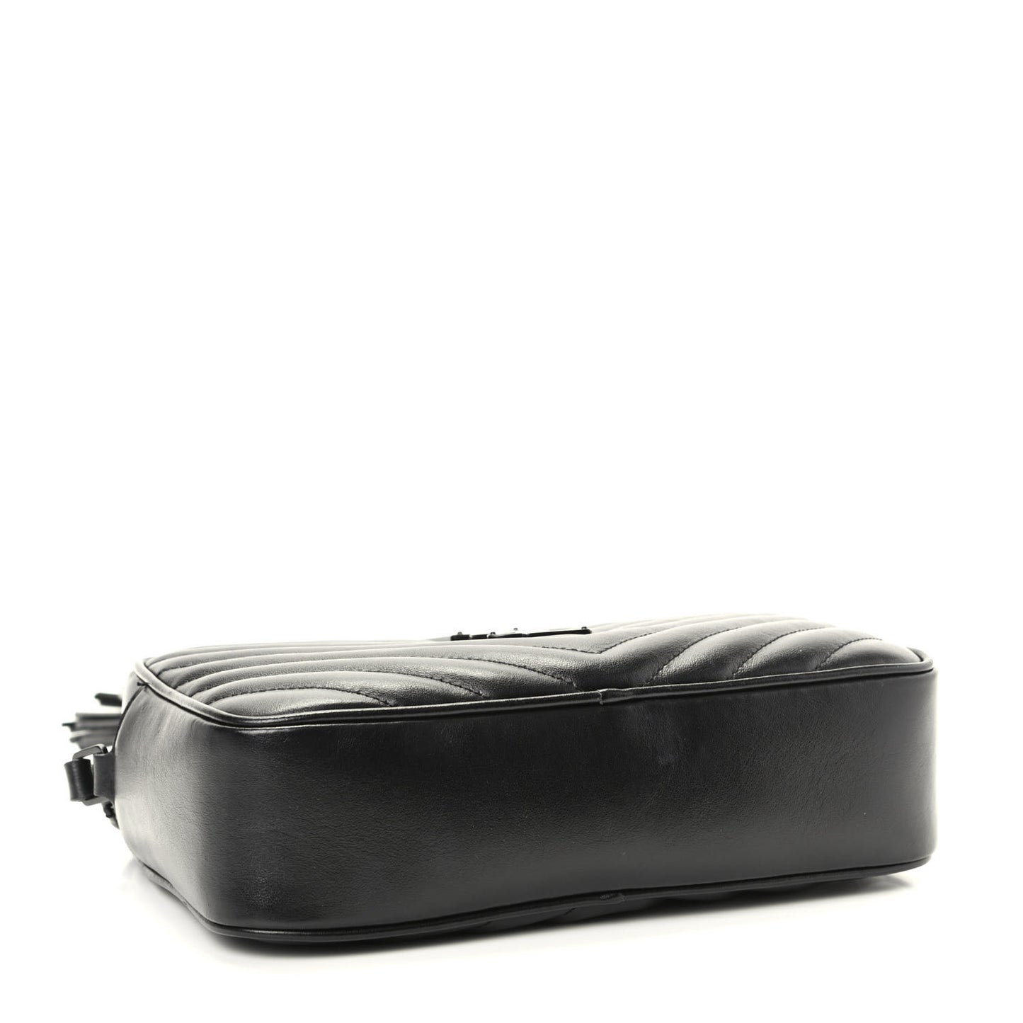 Calfskin Matelasse Monogram Lou Camera Bag Black