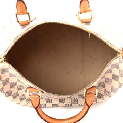 Louis Vuitton Damier Azur Speedy 30 5 of 14
