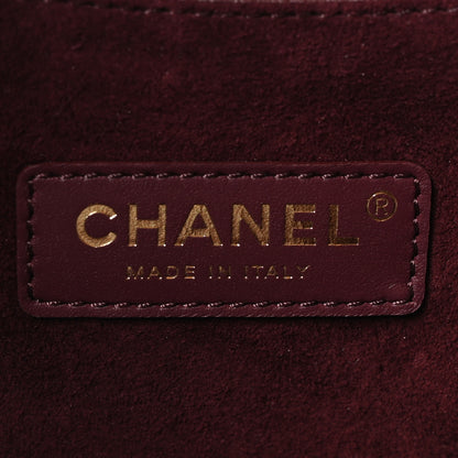 Chanel Grained Calfskin Large Shopping Bag Dark Burgundy 7 of 12