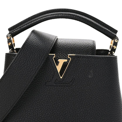 Louis Vuitton Taurillon Mini Capucines Black 7 of 10