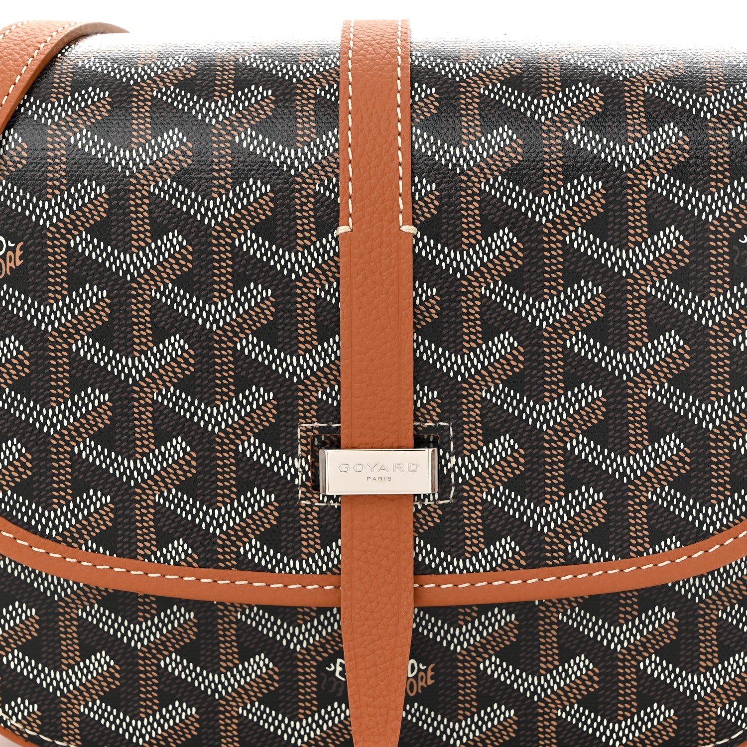 Goyard Goyardine Belvedere II PM Messenger Bag Black Gold 7 of 9