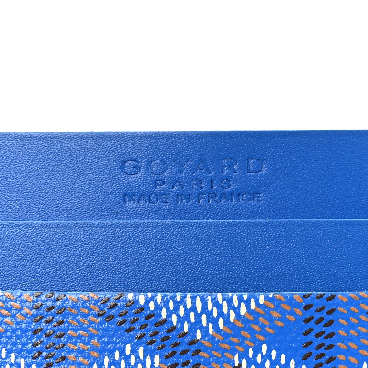 Goyard Goyardine Saint Sulpice Card Holder Sky Blue 6 of 8