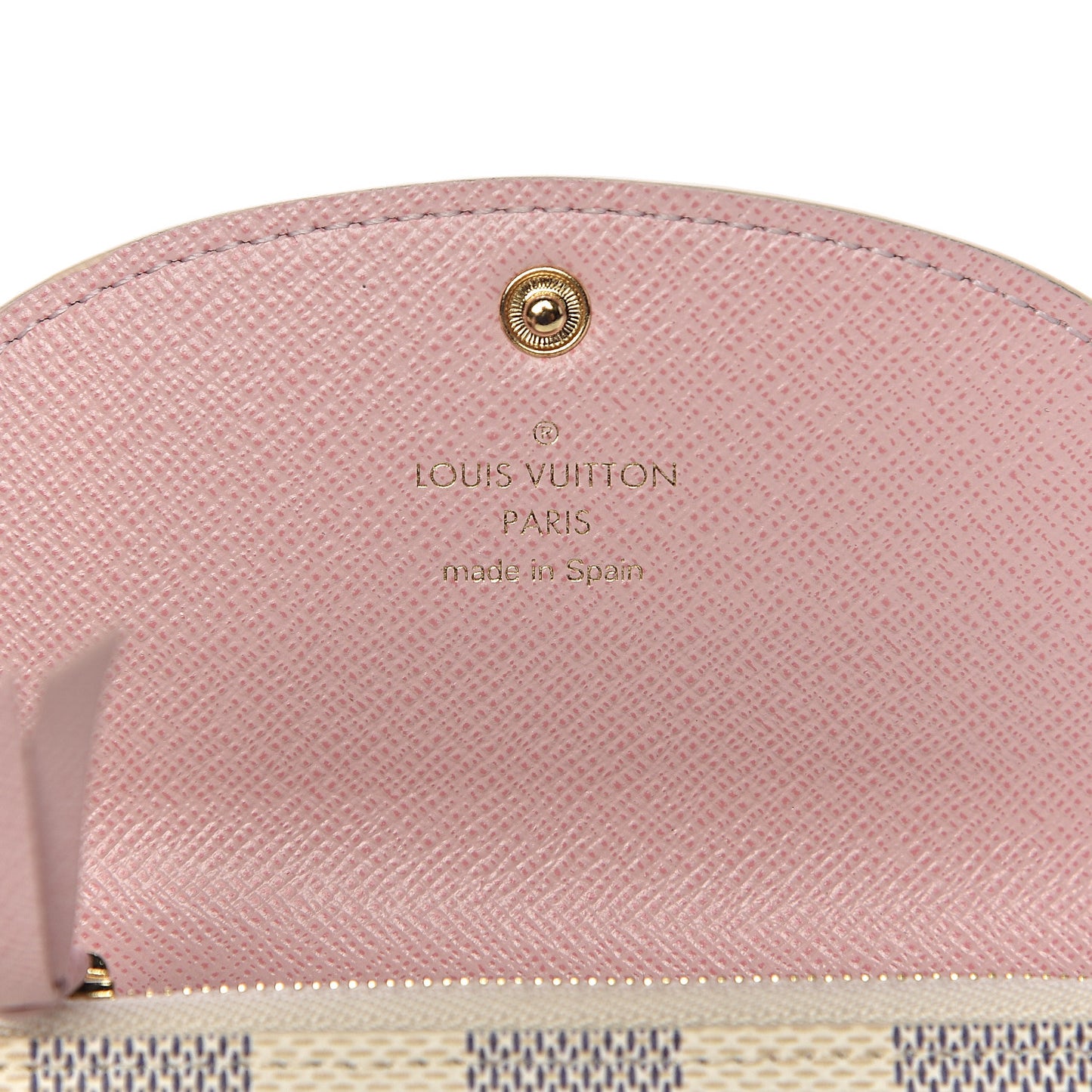 Damier Azur Rosalie Coin Purse Rose Ballerine