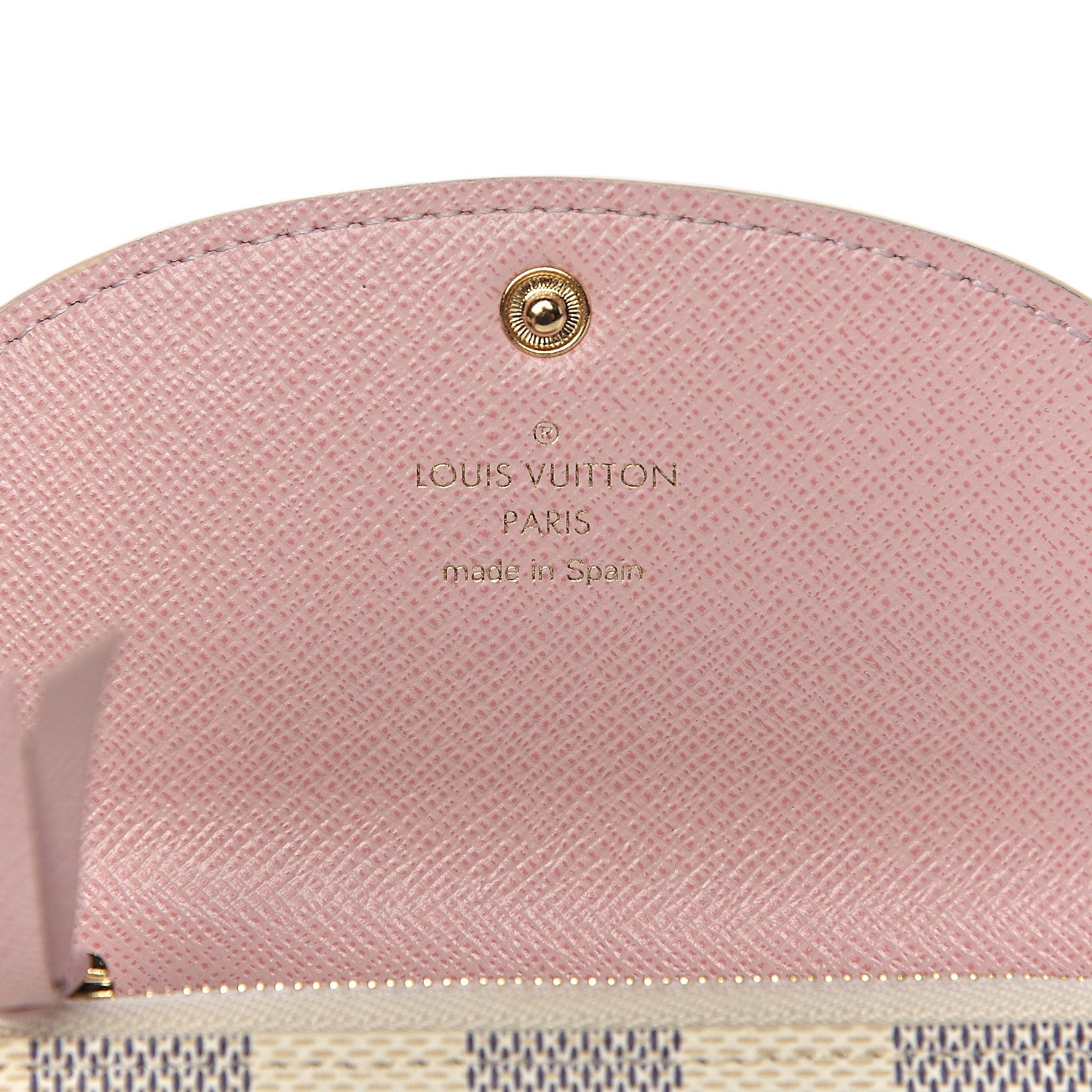 Louis Vuitton Damier Azur Rosalie Coin Purse Rose Ballerine 6 of 7