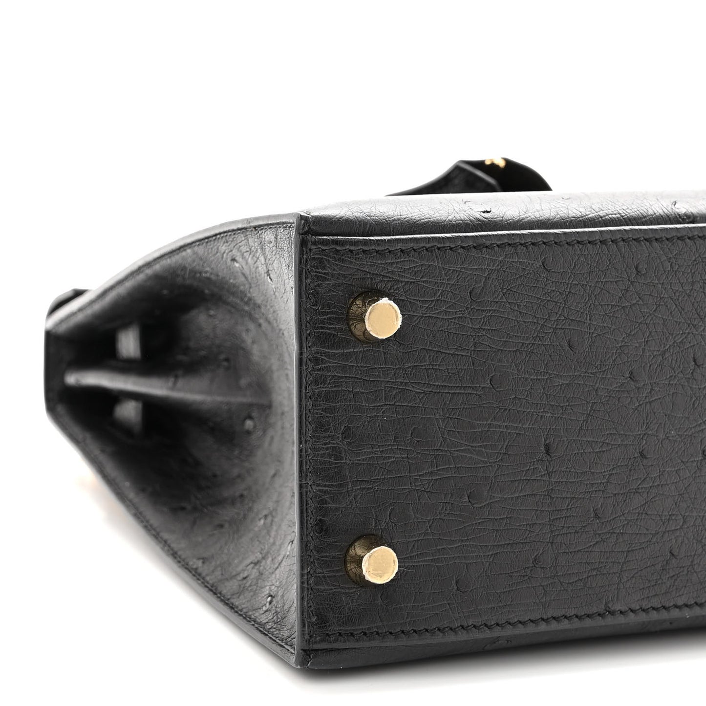 Ostrich Kelly Sellier 25 Black