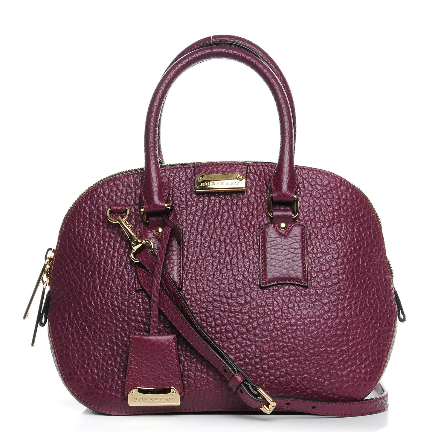 Heritage Grain Small Orchard Bowling Bag Damson Magenta