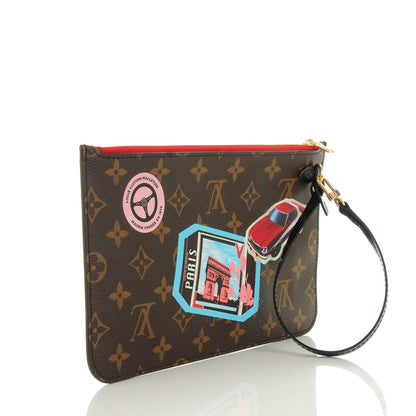 Louis Vuitton Monogram World Tour Neverfull MM GM Pochette 3 of 8