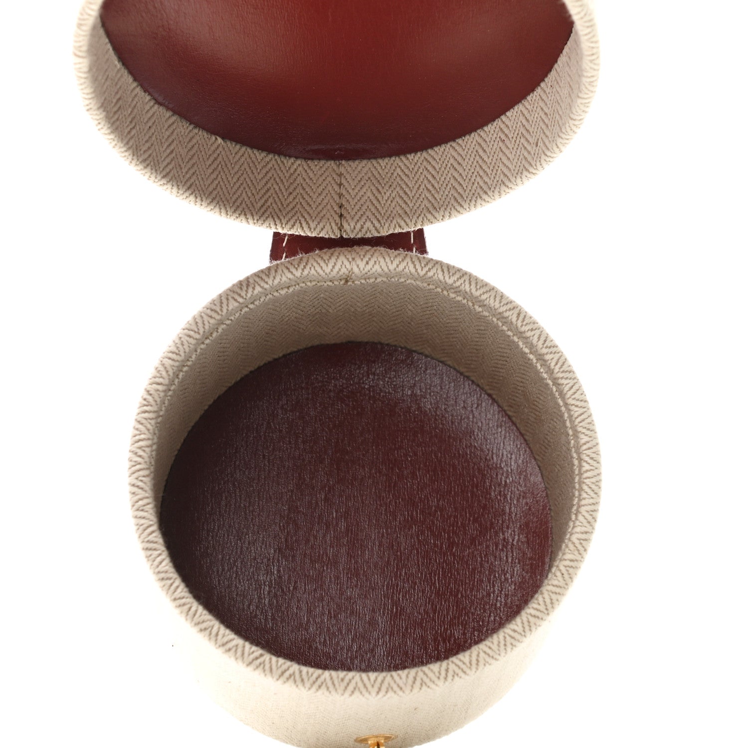 Hermes Canvas Jewelry Case Rouge H 6 of 8