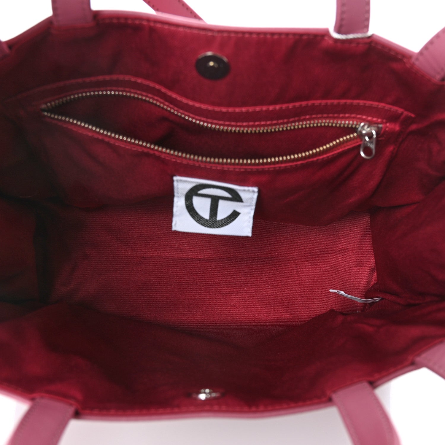 Telfar Vegan Leather Medium Shopping Bag Corned Beef 5 of 8