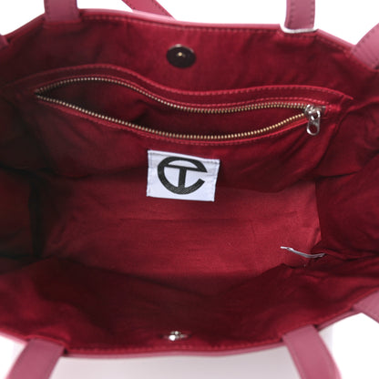 Telfar Vegan Leather Medium Shopping Bag Corned Beef 5 of 8