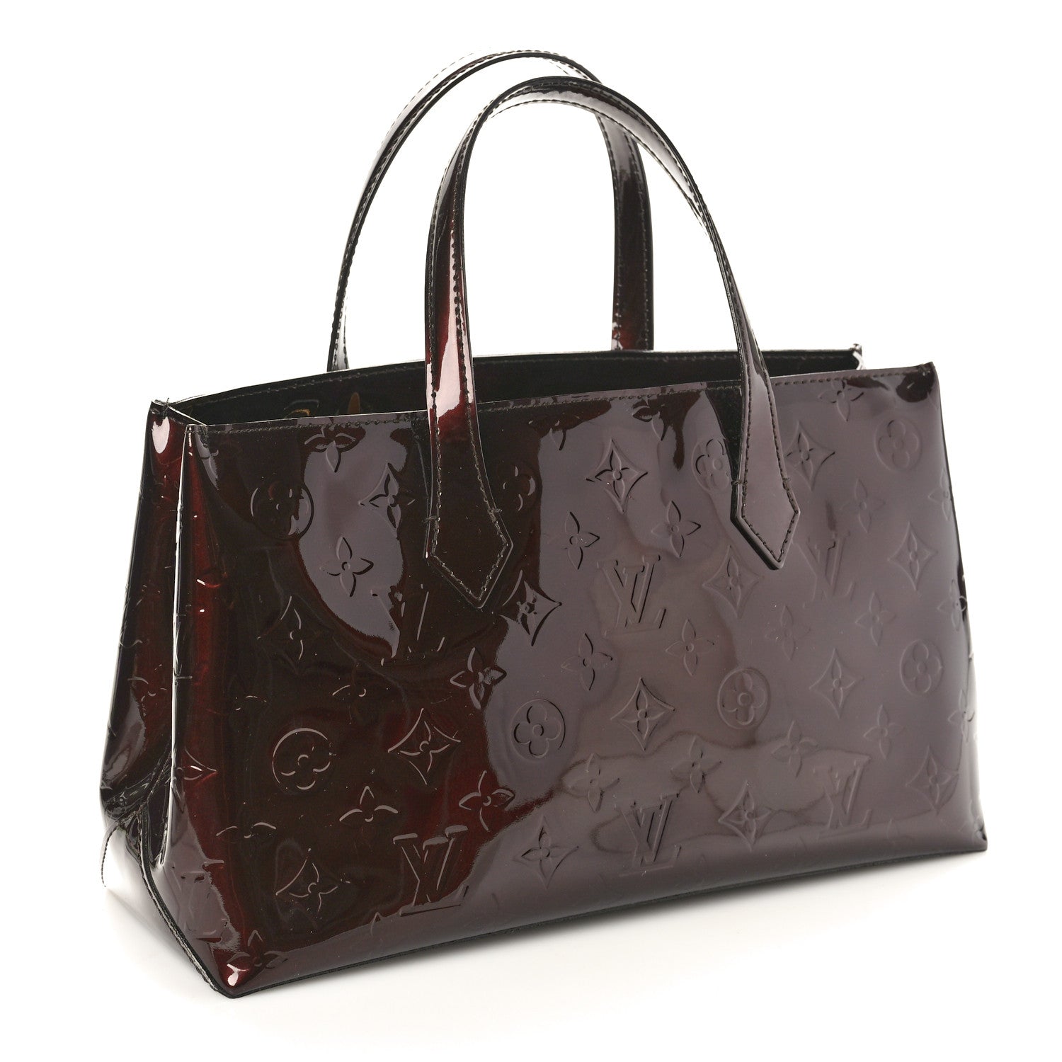 Louis Vuitton Vernis Wilshire PM Amarante 2 of 9