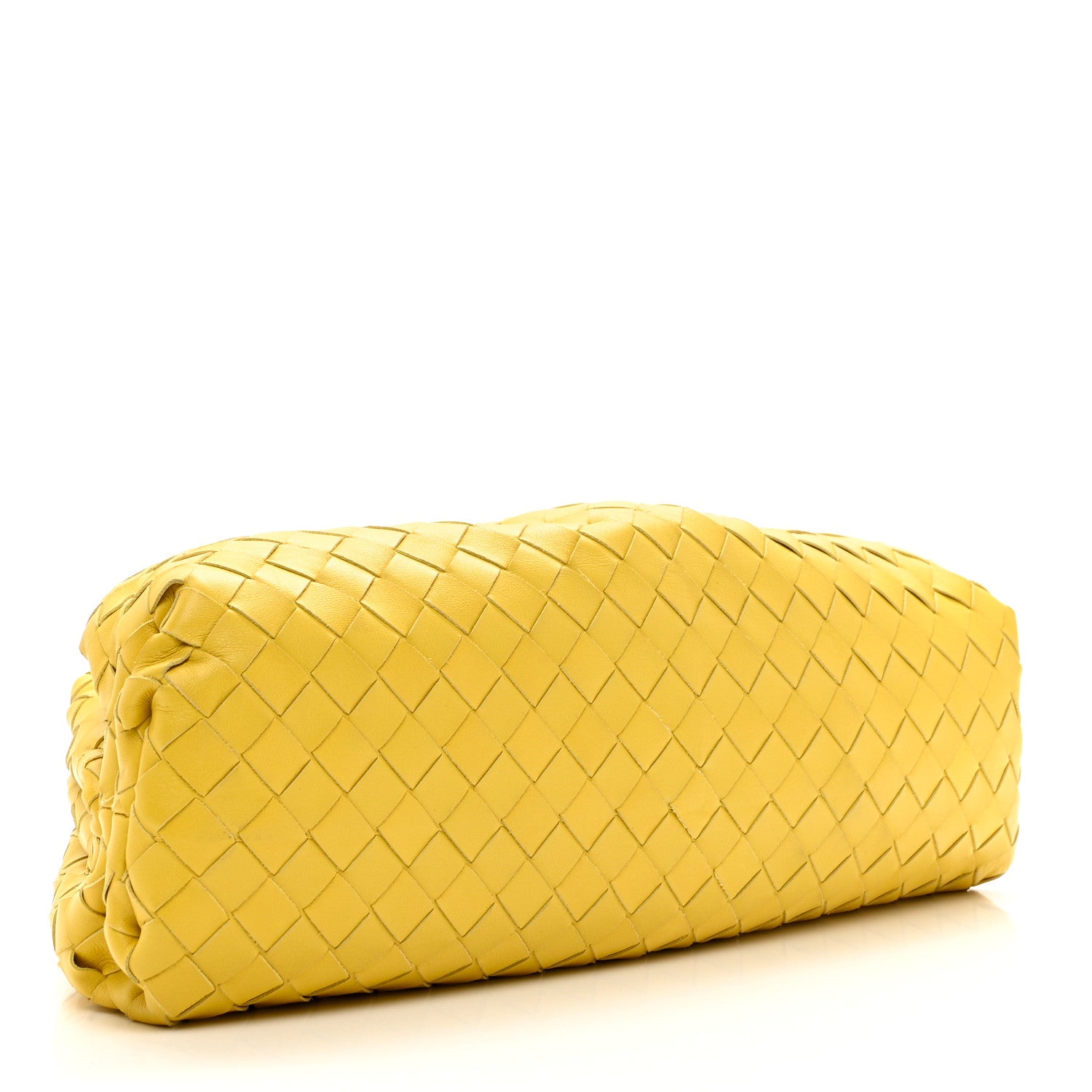 Bottega Veneta Nappa Maxi Intrecciato The Pouch Oversized Clutch Buttercup 4 of 7