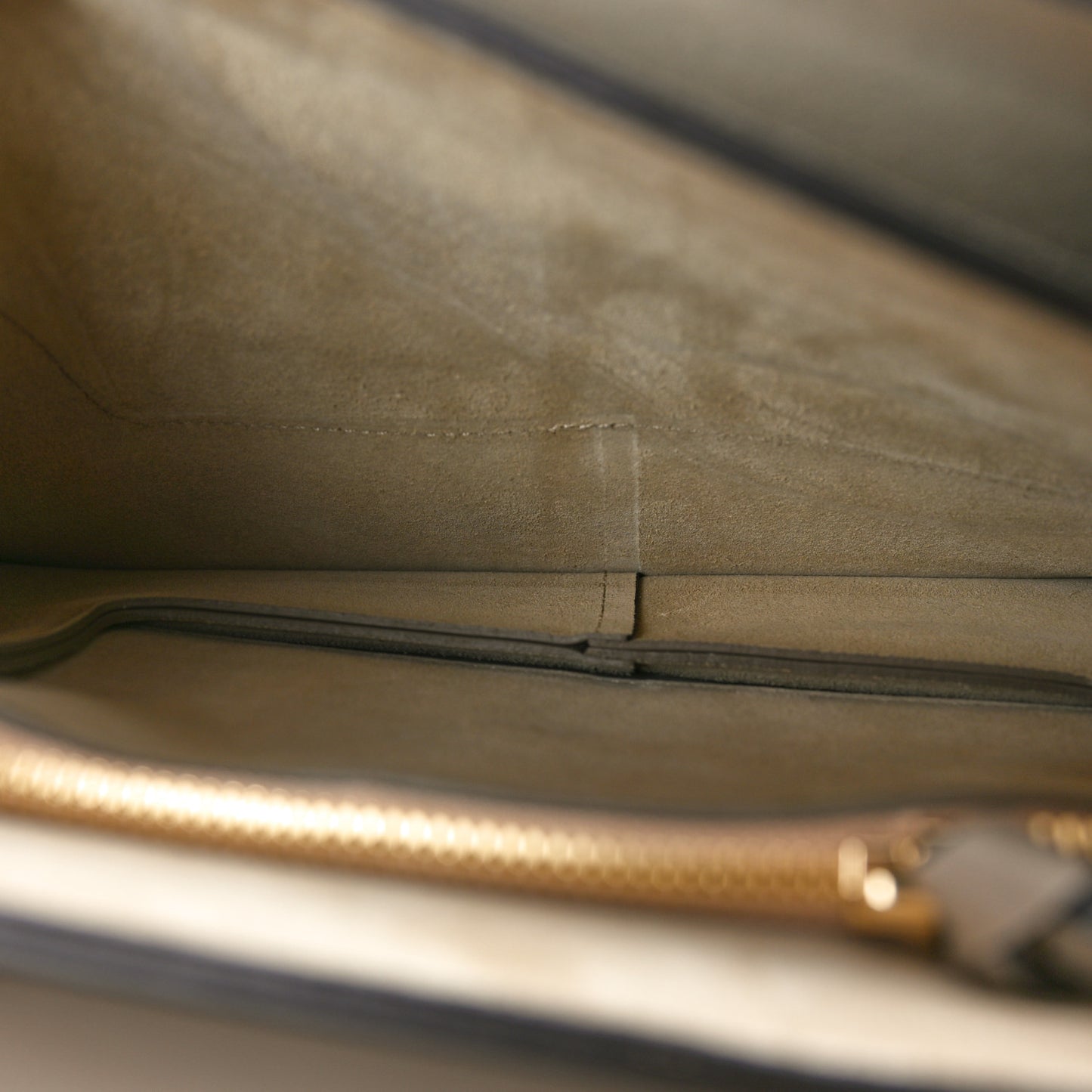 Calfskin Suede Medium Faye Shoulder Bag Motty Grey