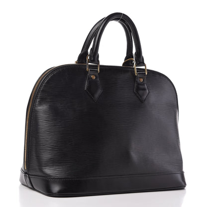 Louis Vuitton Epi Alma PM Black 3 of 11