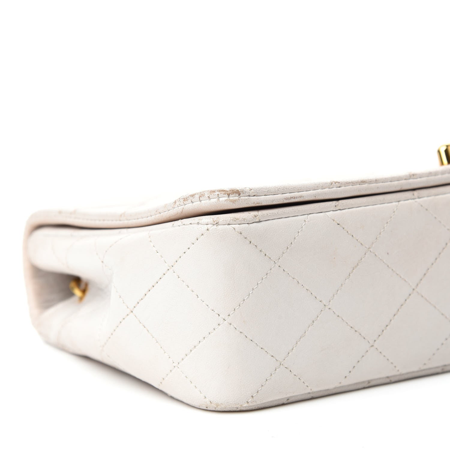 Chanel Lambskin Quilted Small Single Flap White 6 of 19
