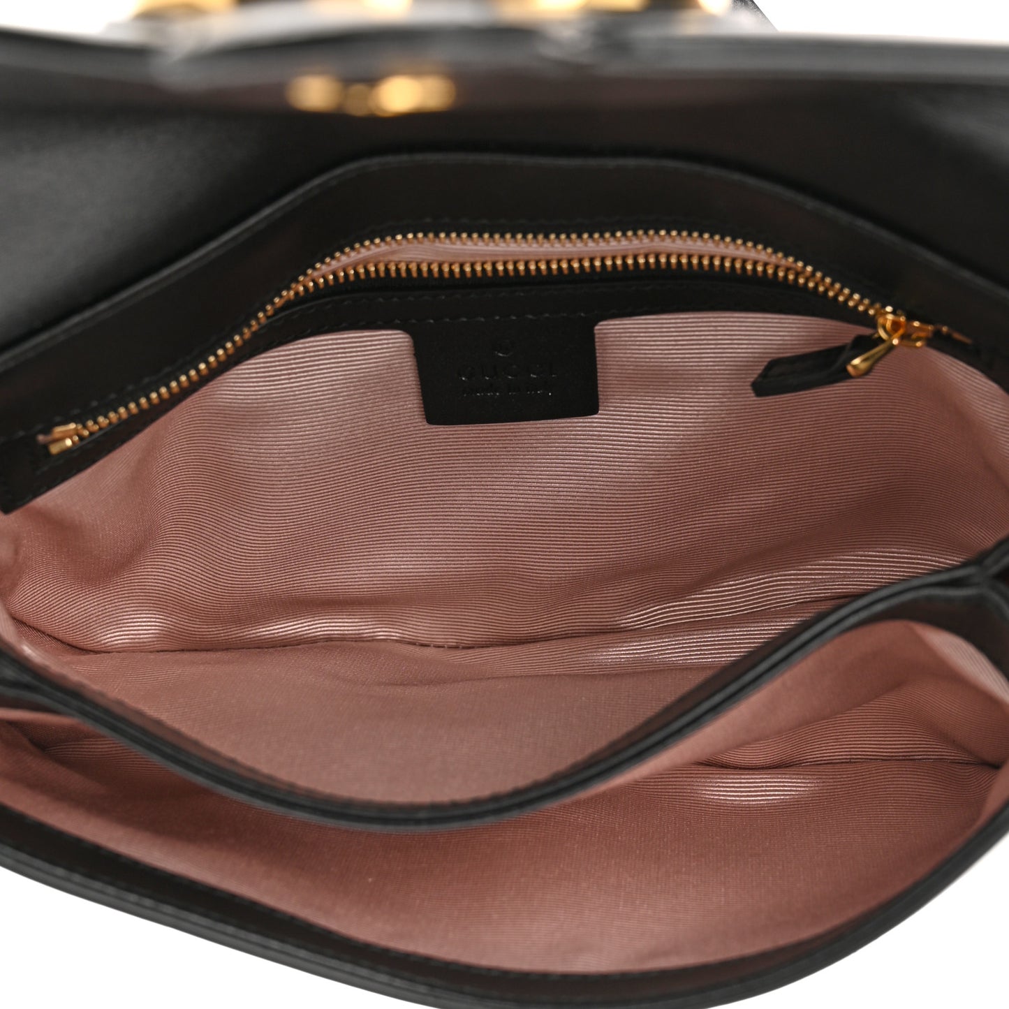 Vitello Palmellato Lux Small Arli Flap Shoulder Bag Black