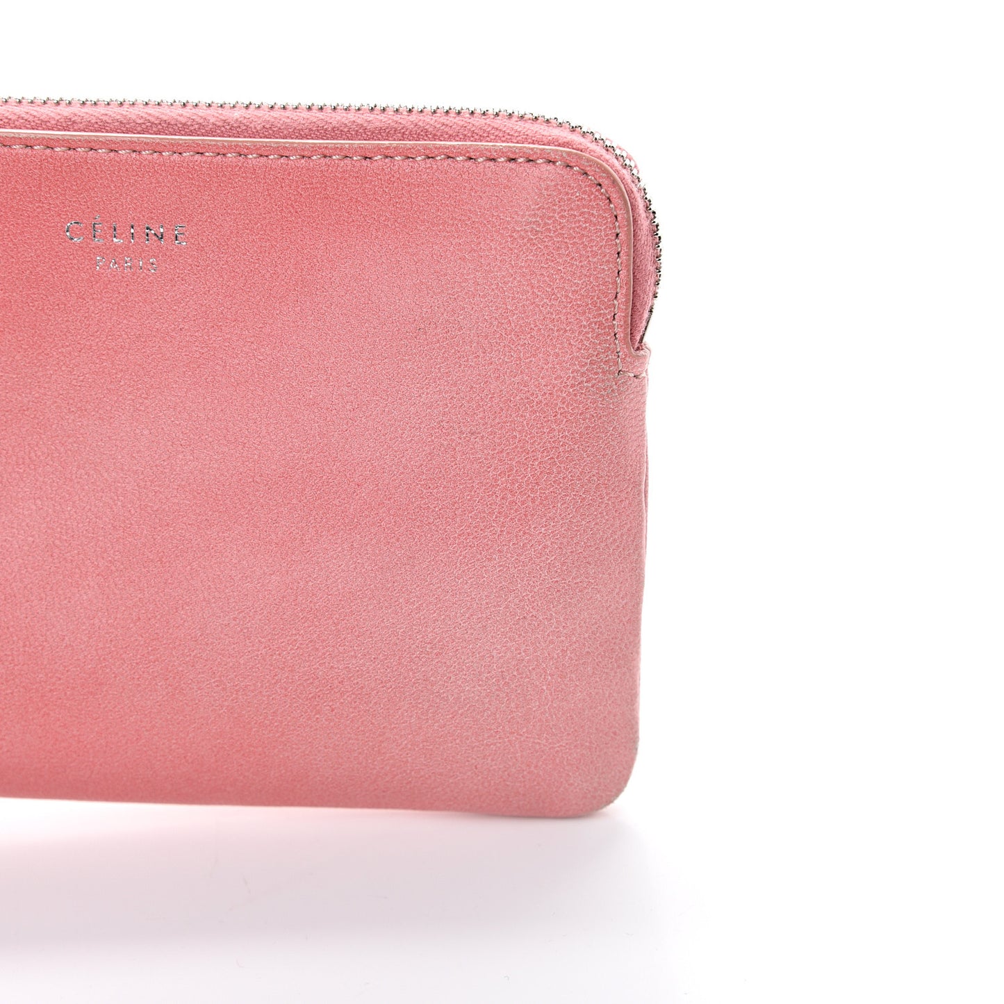 Lambskin Solo Coin Card Case Cloudy